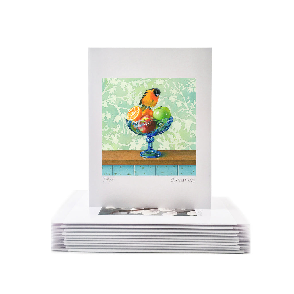 Comparing Apples and Oranges - Wholesale Art Cards