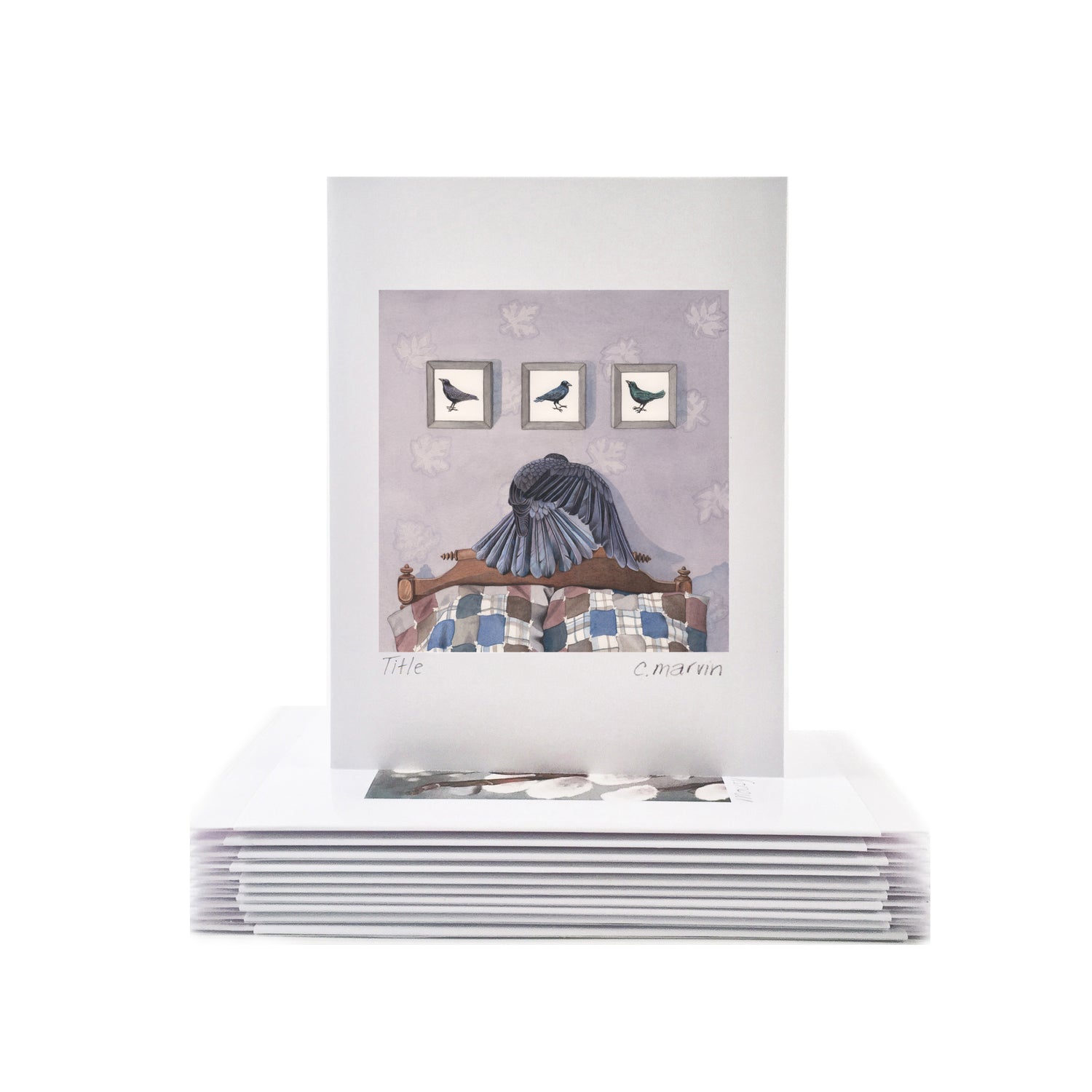 Crow Honours the Ancestors - Wholesale Art Cards