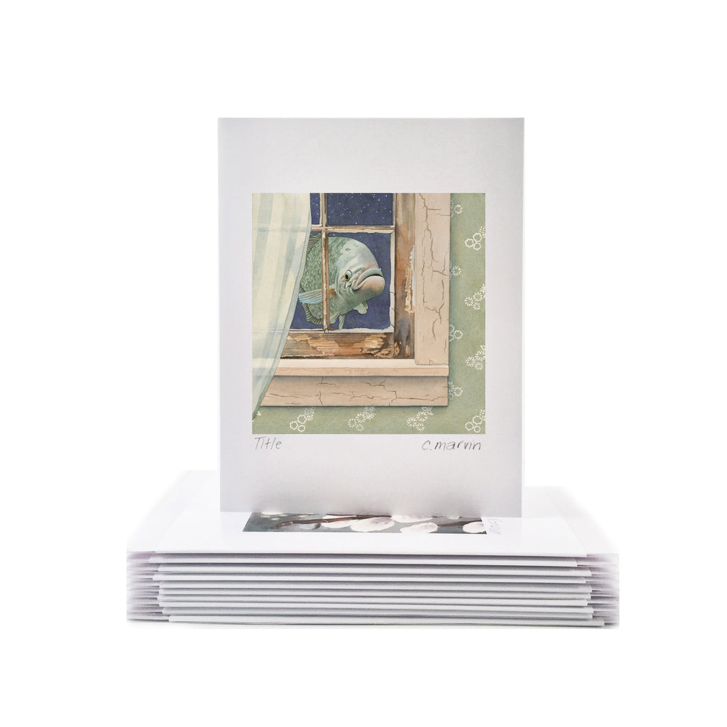 Fish at My Window - Wholesale Art Cards