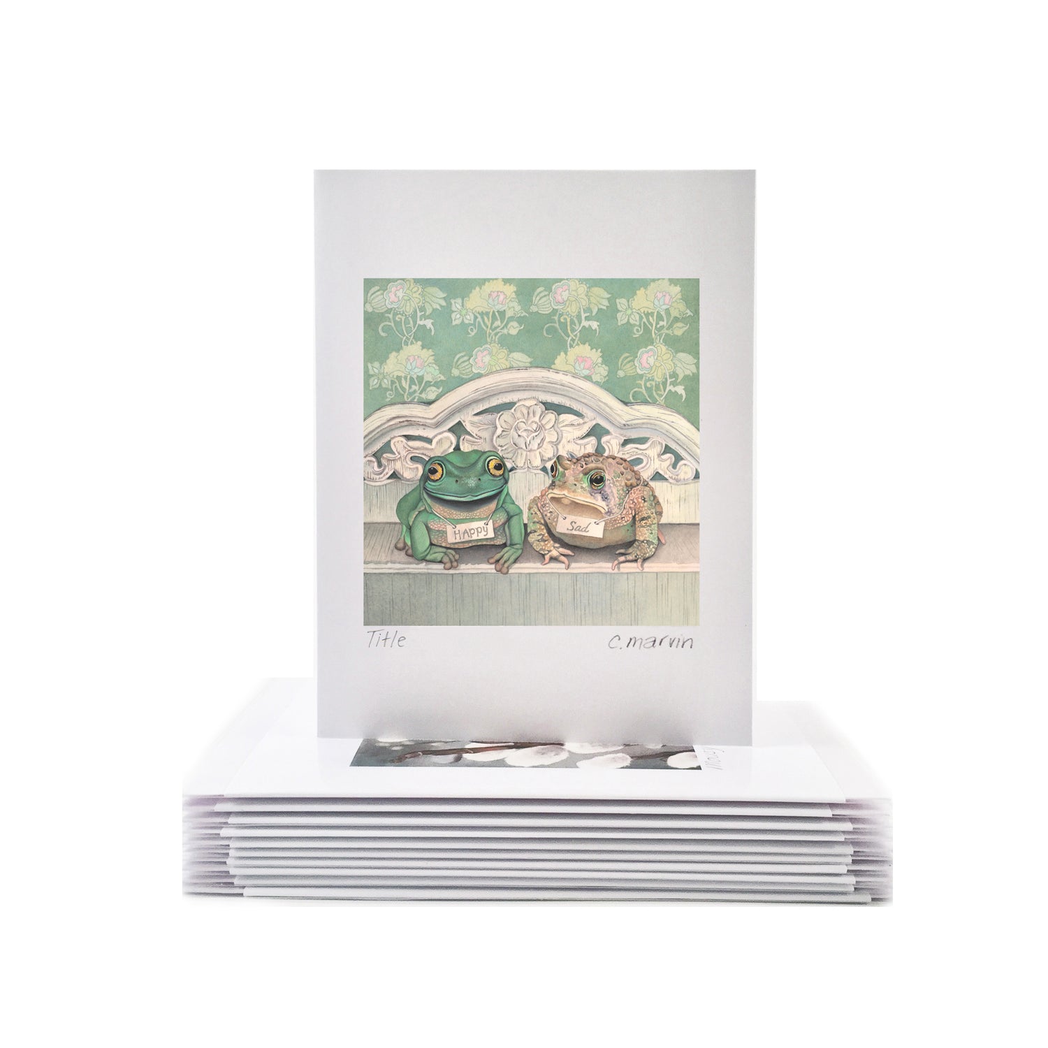 Frogs are Happy, Toads are Sad - Wholesale Art Cards