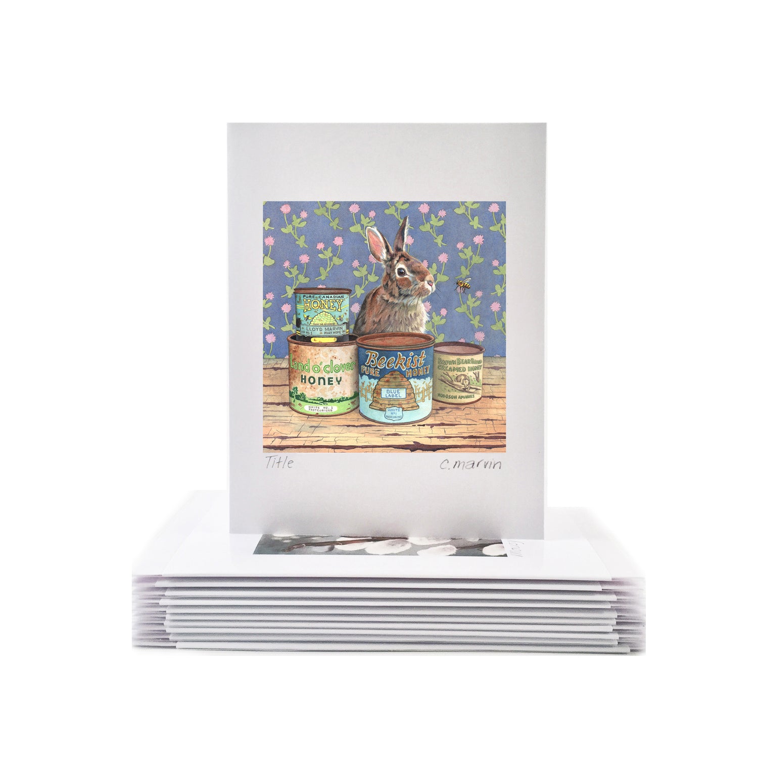Honey Bunny - Wholesale Art Cards