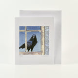 Crow Arrives at Dusk