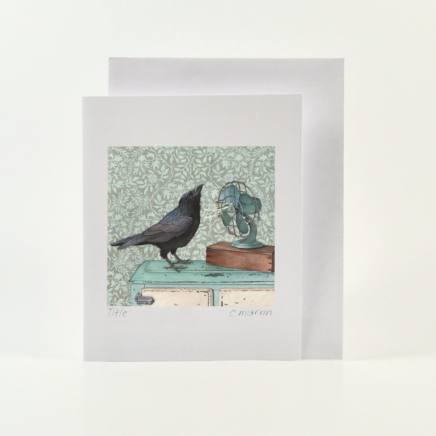 Crow Cools Off - Wholesale Art Cards