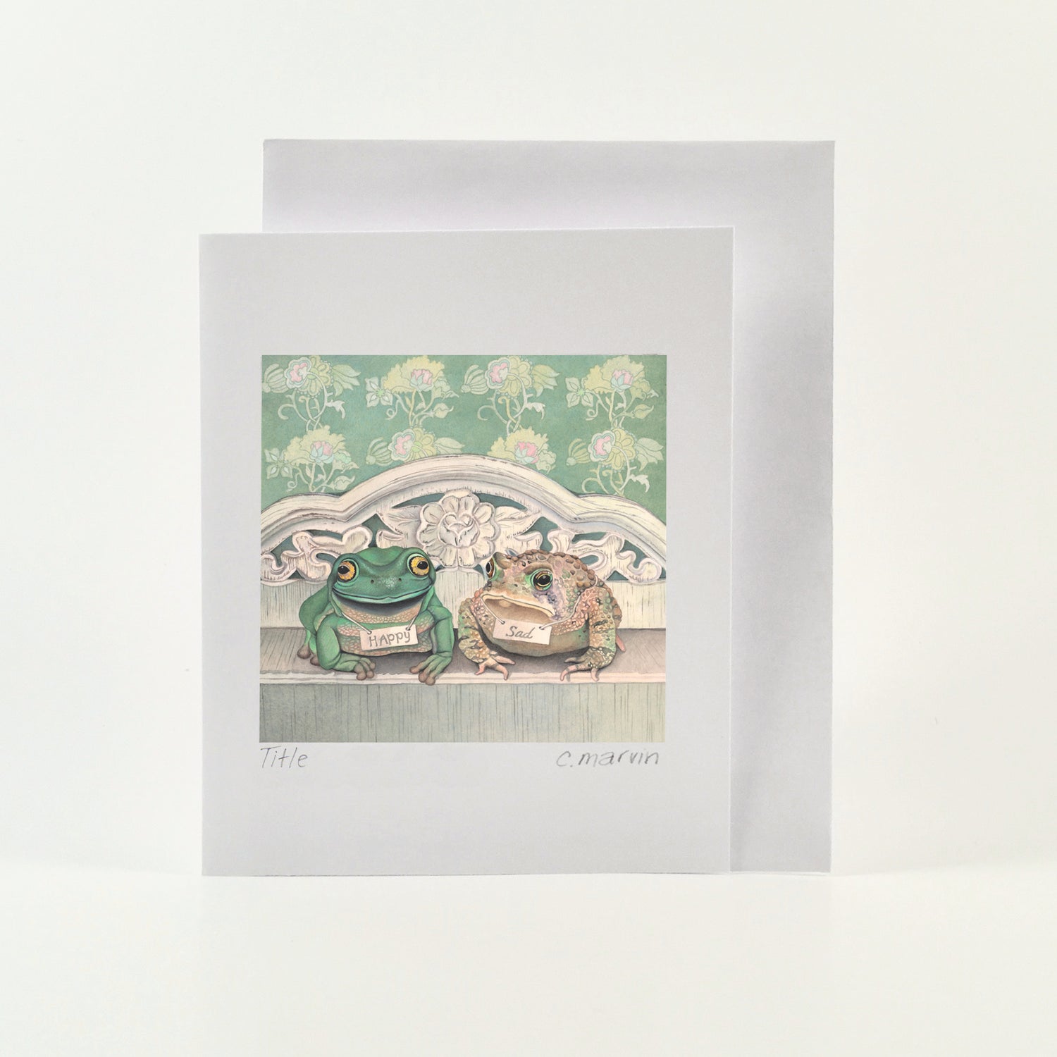 Frogs are Happy, Toads are Sad - Wholesale Art Cards