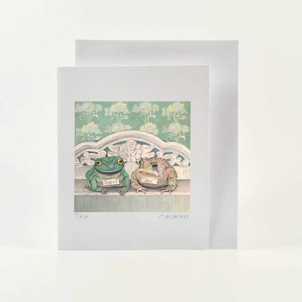 Frogs are Happy, Toads are Sad - Wholesale Art Cards