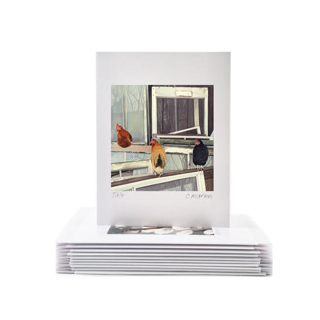 Window Birds - Wholesale Art Cards