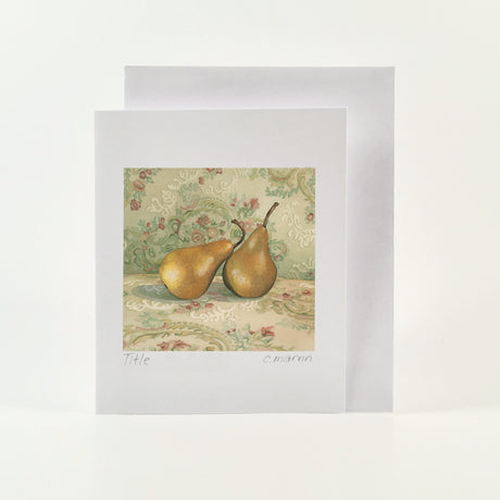 Pear Art Cards set of 10
