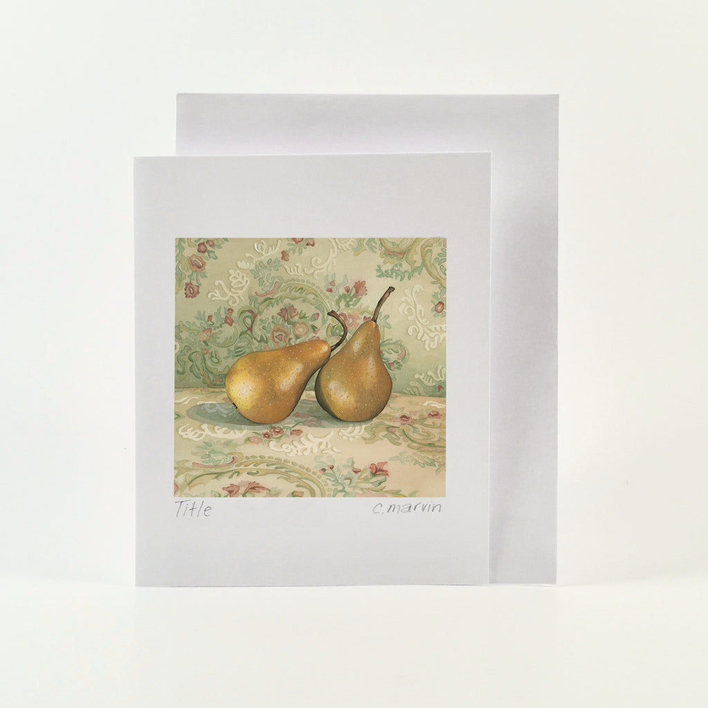 2 pears - Wholesale Art Cards