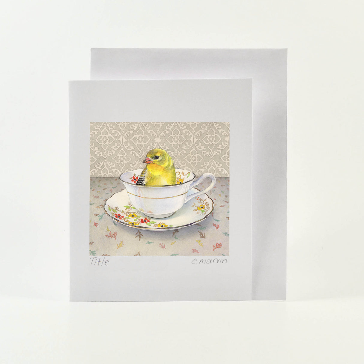 Finch in a Cup