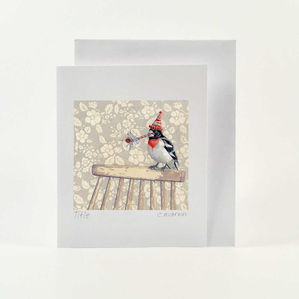 My Bird Likes to Party - Wholesale Art Cards