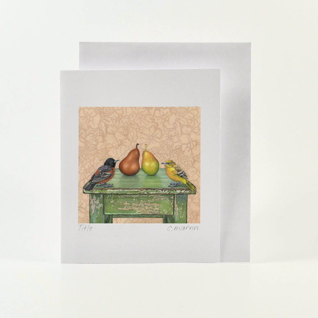 Pear Art Cards set of 10