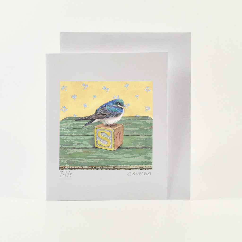 S is for Swallow - Wholesale Art Cards