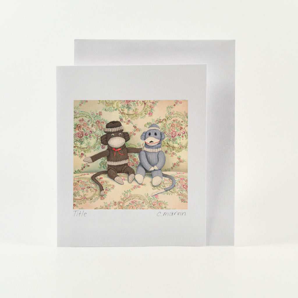 Sock Monkeys - Wholesale Art Cards