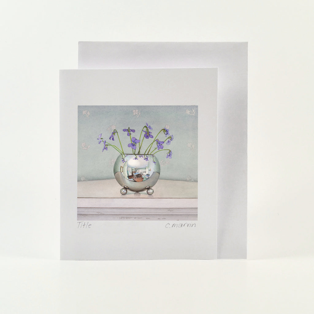 Violets - Wholesale Art Cards