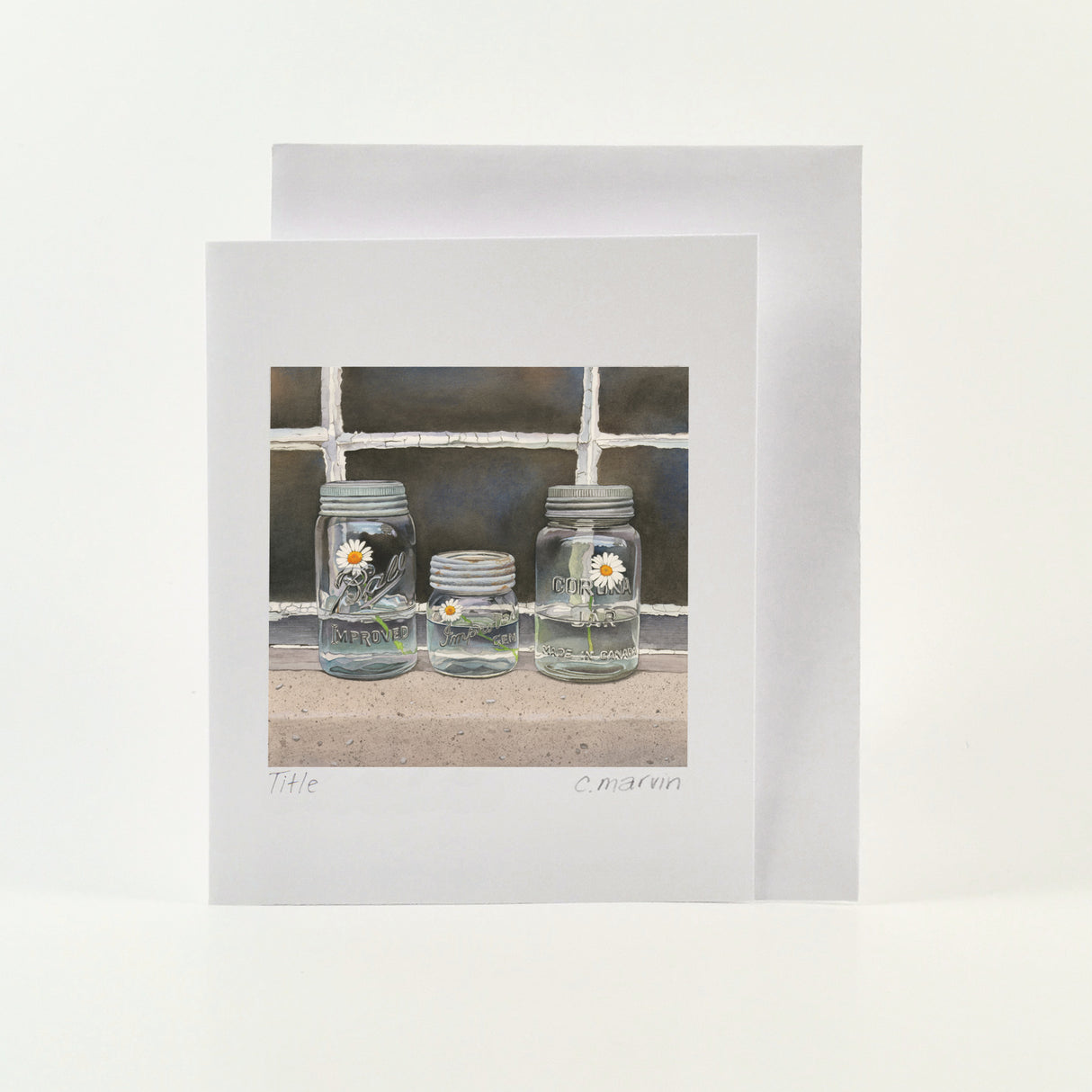 Daisies Art Cards set of 10