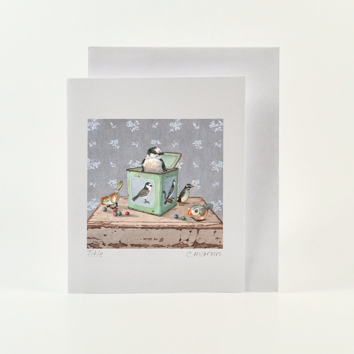 Whisky Jack-in-the-box - Wholesale Art Cards