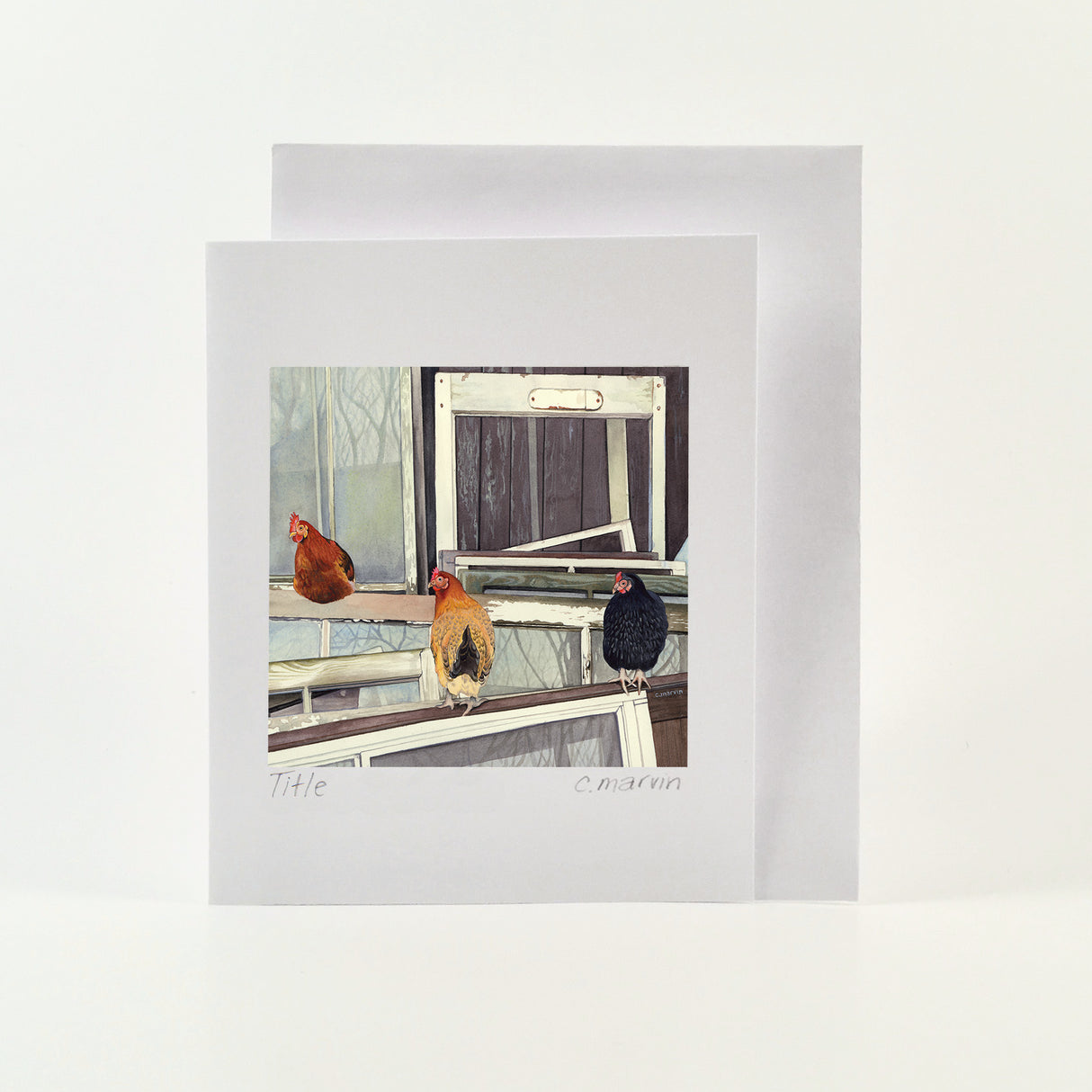 Window Birds - Wholesale Art Cards