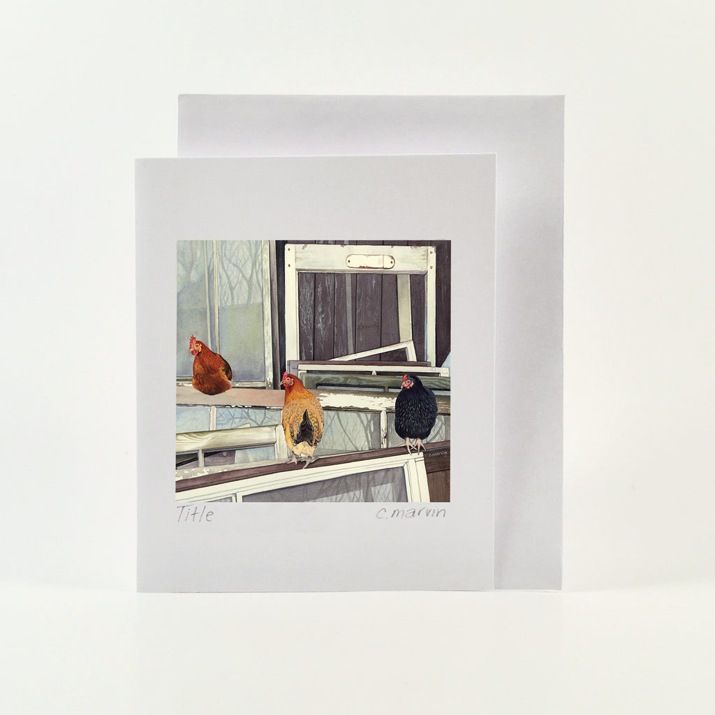 Window Birds - Wholesale Art Cards