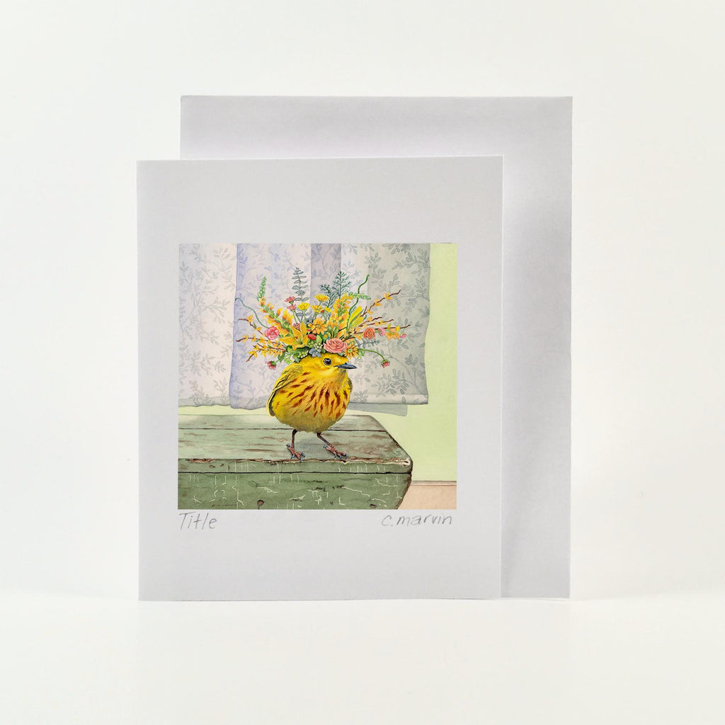 The Wondrous Warbler - Wholesale Art Cards