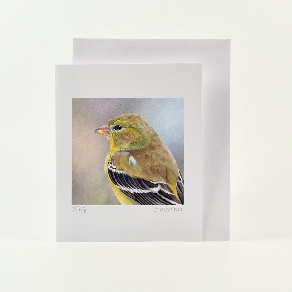 Yellow Lady - Wholesale Art Cards