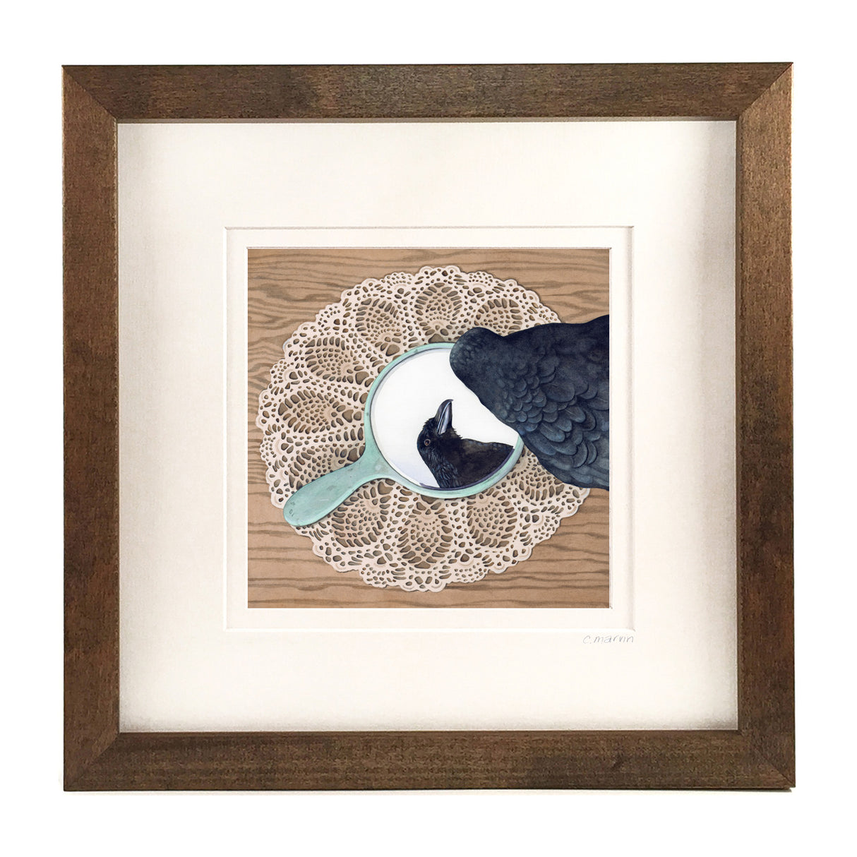 Crow Admires Crow