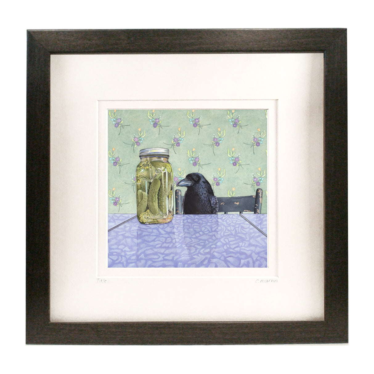 Crow Wants a Pickle
