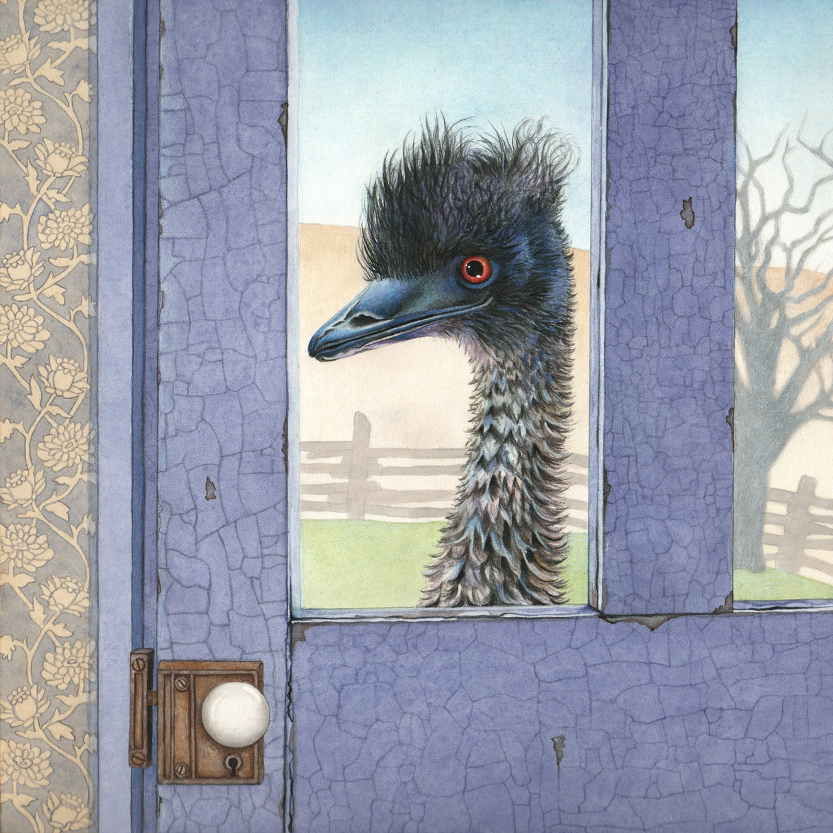 Emu at the Blue Door