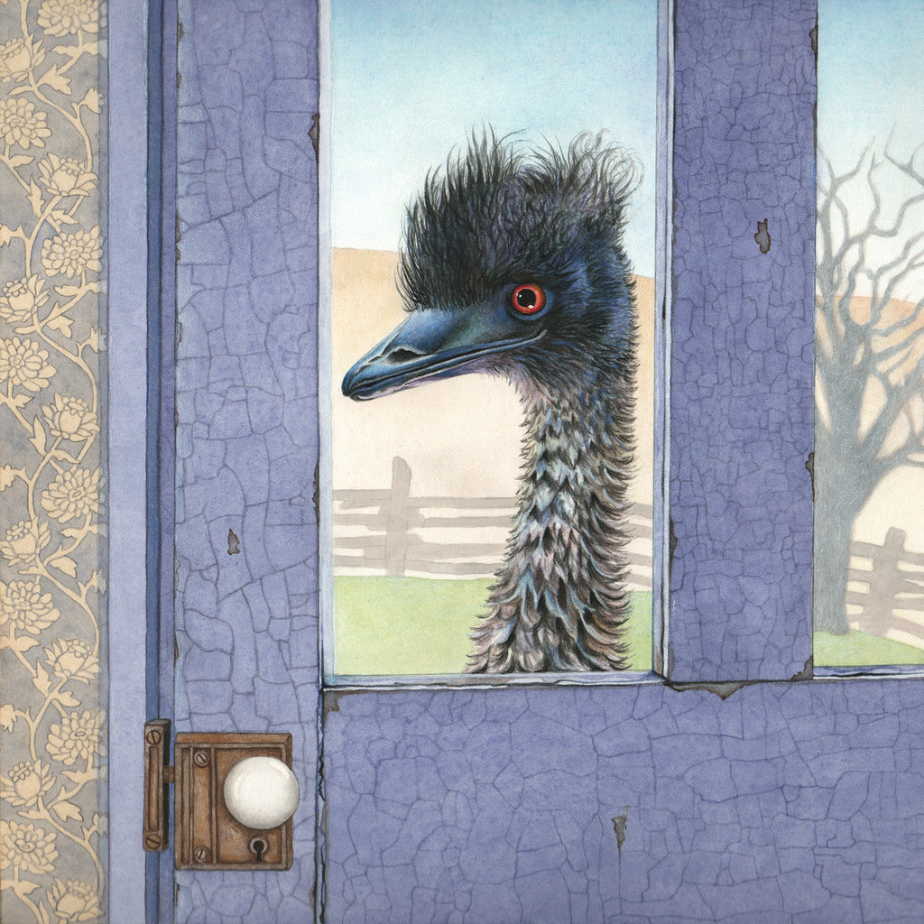 Emu at the Blue Door
