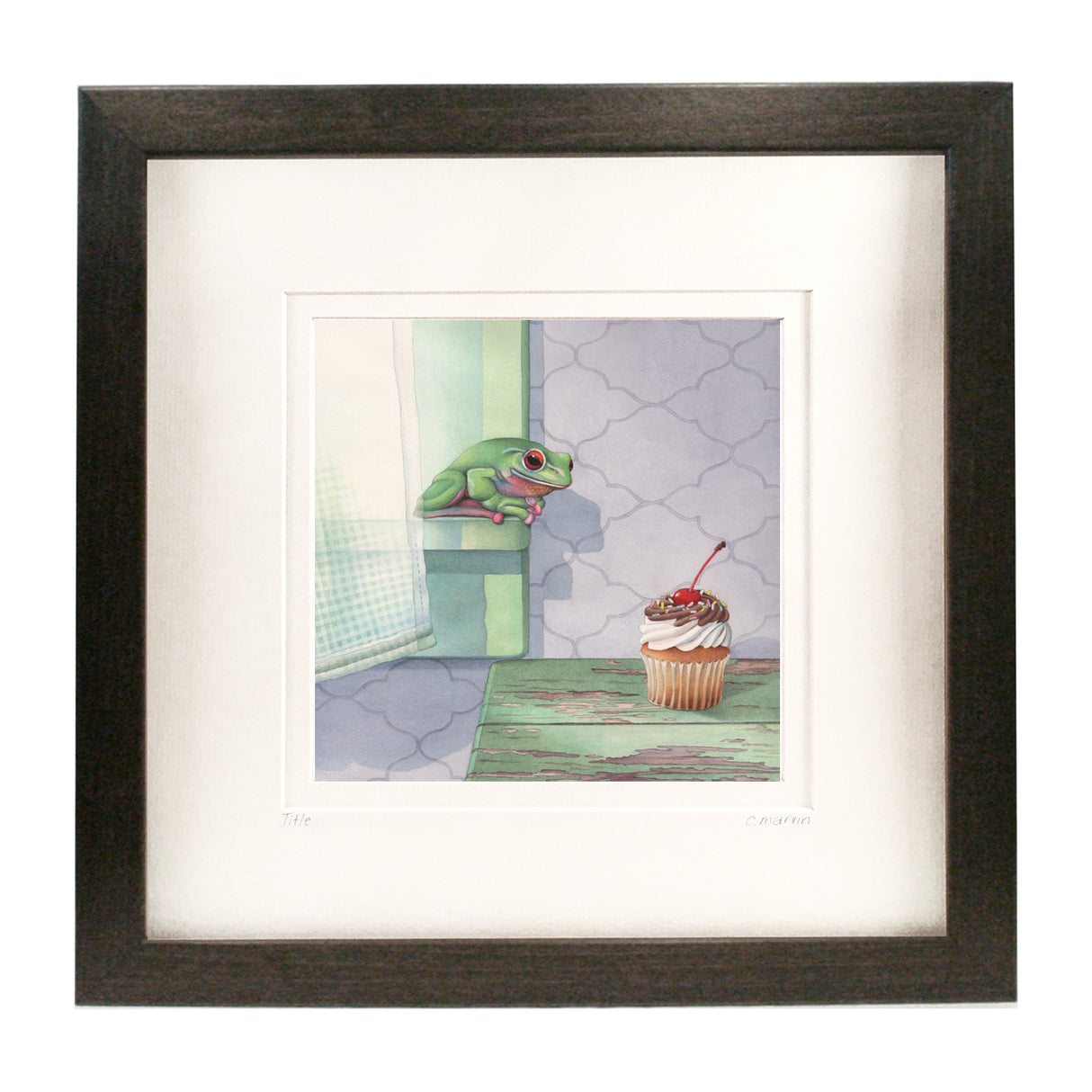 Frog Covets Cupcake