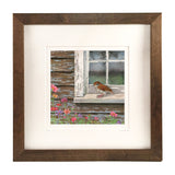 Wood Thrush at the Window